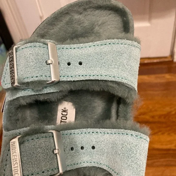 Birkenstock arizona shearling beryl sandals-suede size36 EU (US 5-5.5) - Picture 5 of 8